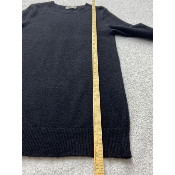 Vince Sweater Womens XS Black 100% Cashmere Crewneck Pullover Soft‎ Knit Classic - Picture 8 of 14